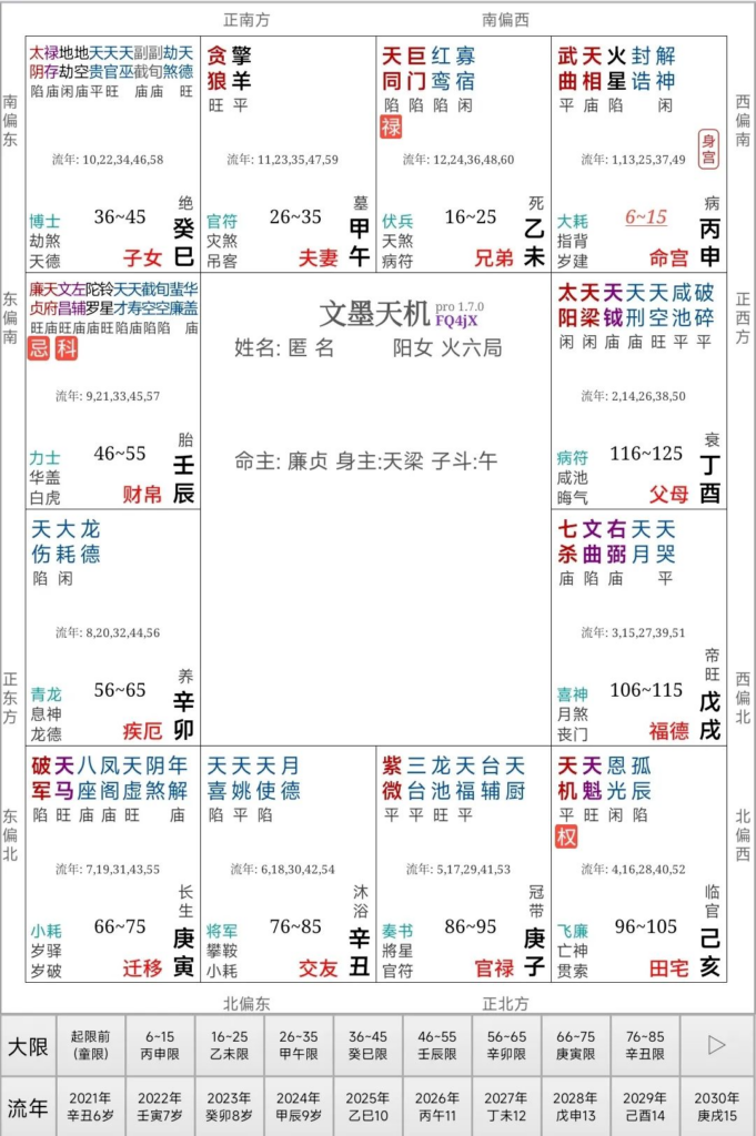 图片[2]-紫微斗数中州六十星案例分析之如何推算龙凤胎？