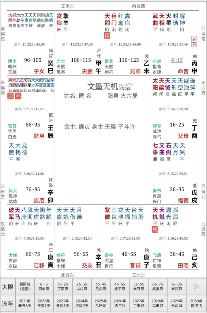 图片[3]-紫微斗数中州六十星案例分析之如何推算龙凤胎？