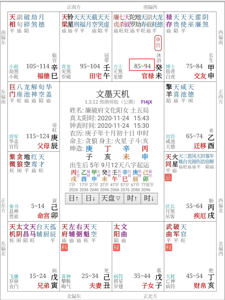 图片[2]-紫微斗数的般若智慧：身宫与六烦恼心所-星理