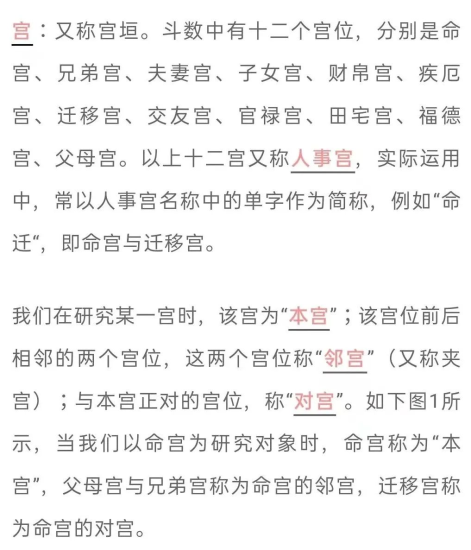 紫微斗数基础术语简介——宫-星理